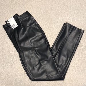 H&M Faux Leather Pants